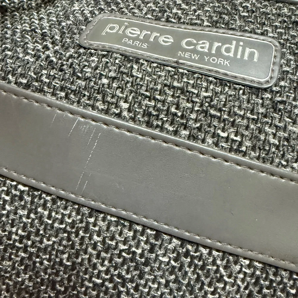 Pierre Cardin‎ 3 Piece Travel Bag Suitcase Set in Grey Tweed